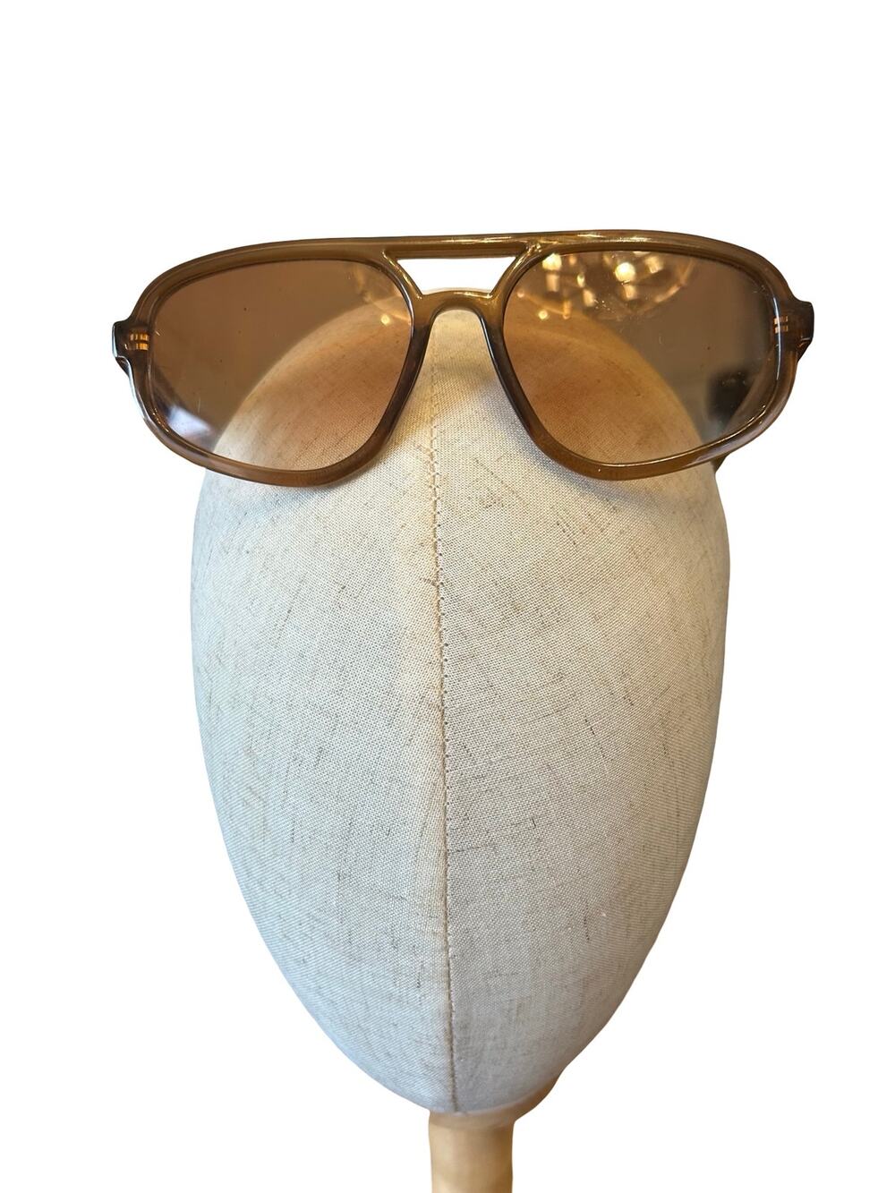 Vintage 1970s Brown Aviator Sunglasses